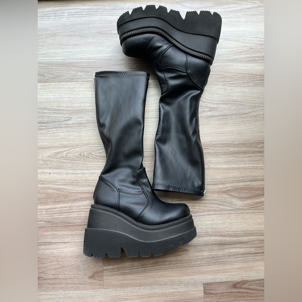 Demonia Black Platform Boots